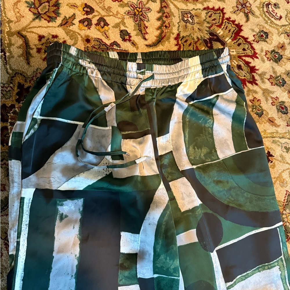 Lauren Ralph‎ Lauren Geo Silk Pants - Picture 8 of 10